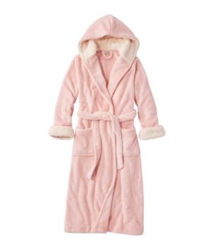 Hooded Bath Robes Women Hooded Fleece Bathrobe Lightweight Soft Plush Short  Flannel Fuzzy Robes for Women Short