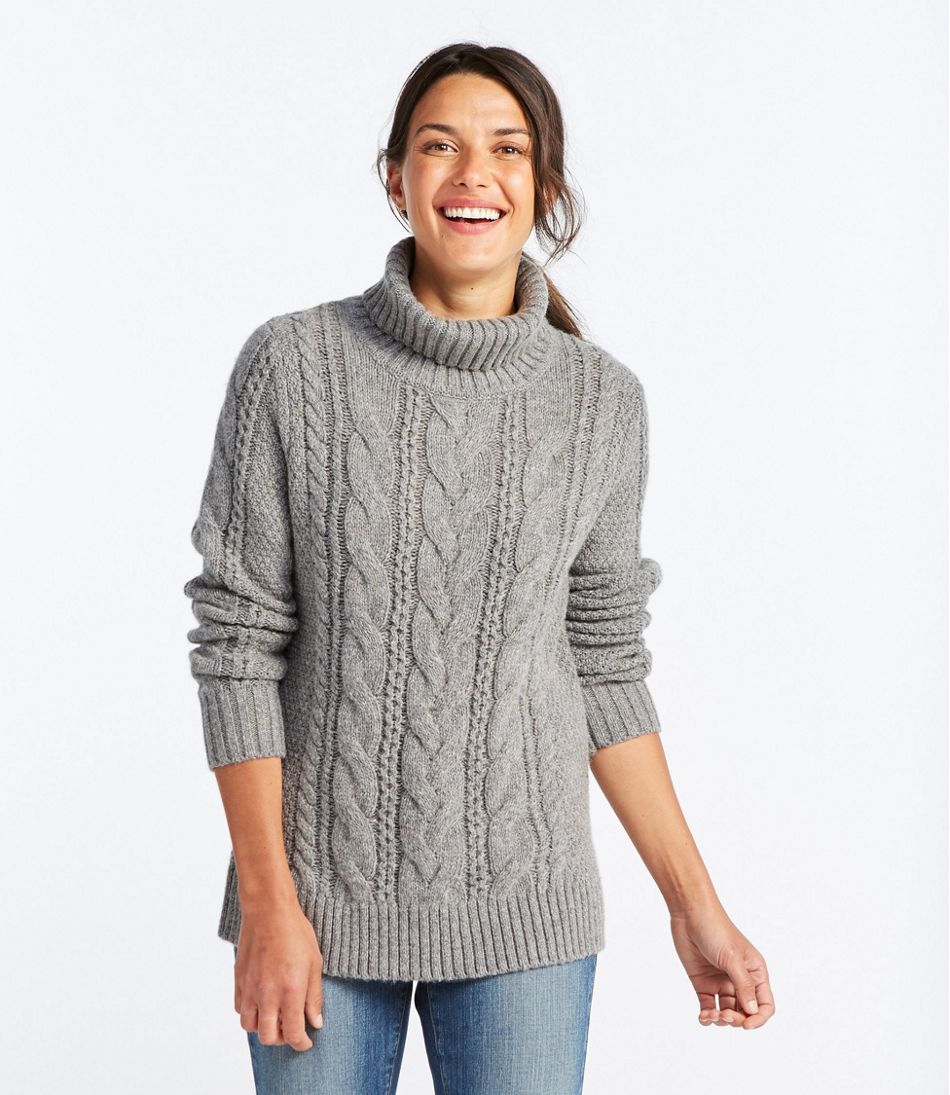 Women's Heritage Sweater, Cable Pullover | Sweaters at L.L.Bean