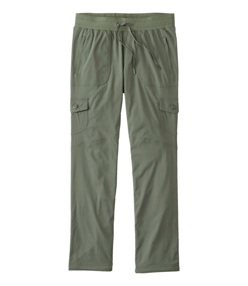 Women's Vista Camp Pants, Straight-Leg Fleece-Lined, Thyme, small image number 1