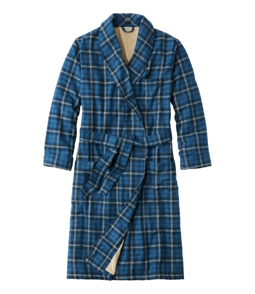 Men's Scotch Plaid Flannel Robe, Sherpa-Lined It is one of his most favorite gifts from Christmas