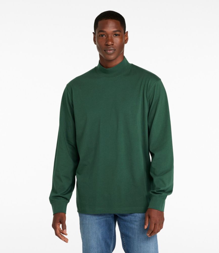 Men's Carefree Unshrinkable Mockneck Shirt