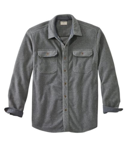 Men's Allagash Fleece Overshirt | Sweatshirts & Fleece at L.L.Bean