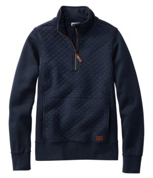 Women's Quilted Quarter-Zip Pullover