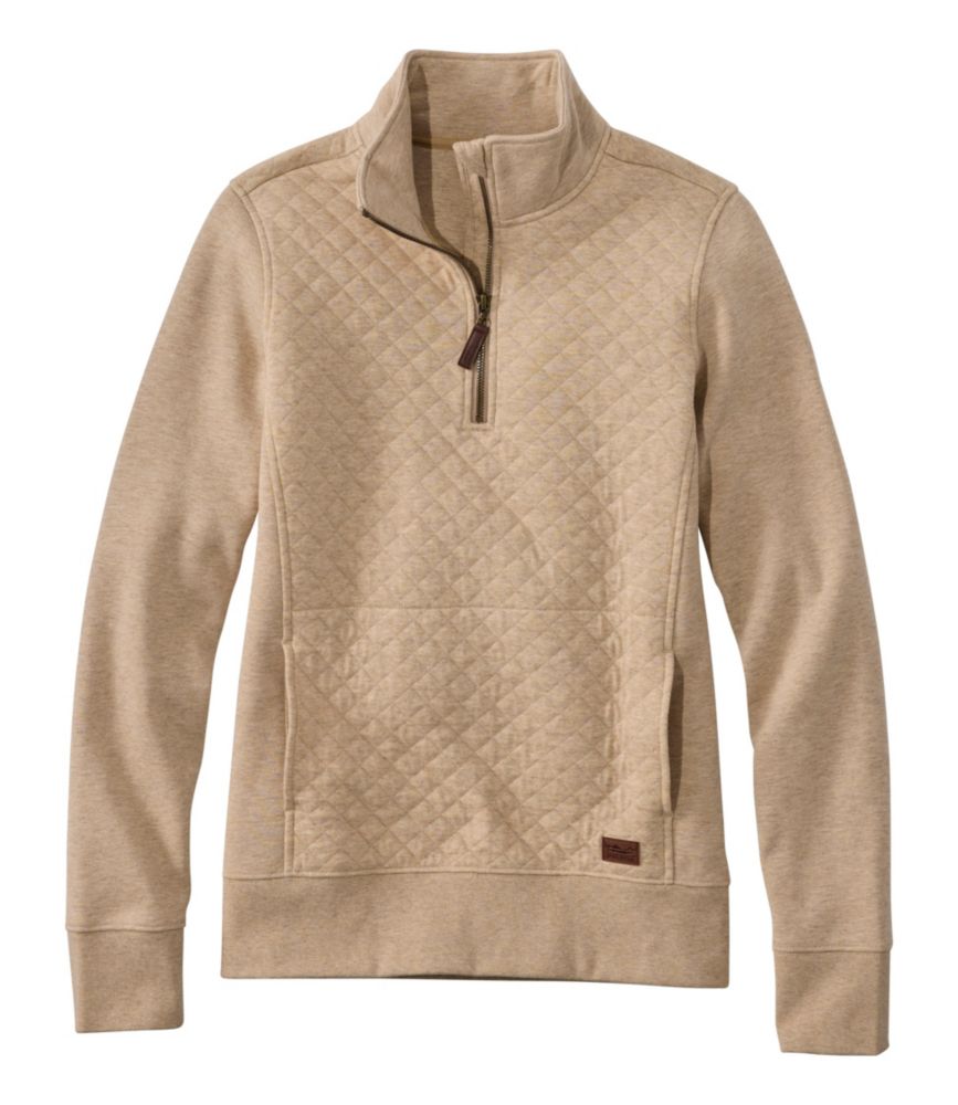 Women's Quilted Quarter-Zip Pullover