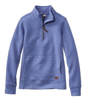 Women's Quilted Quarter-Zip Pullover