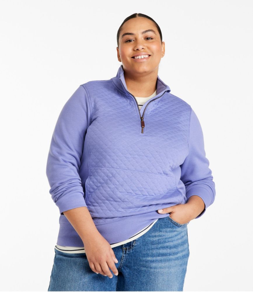 Women's Quilted Quarter-Zip Pullover