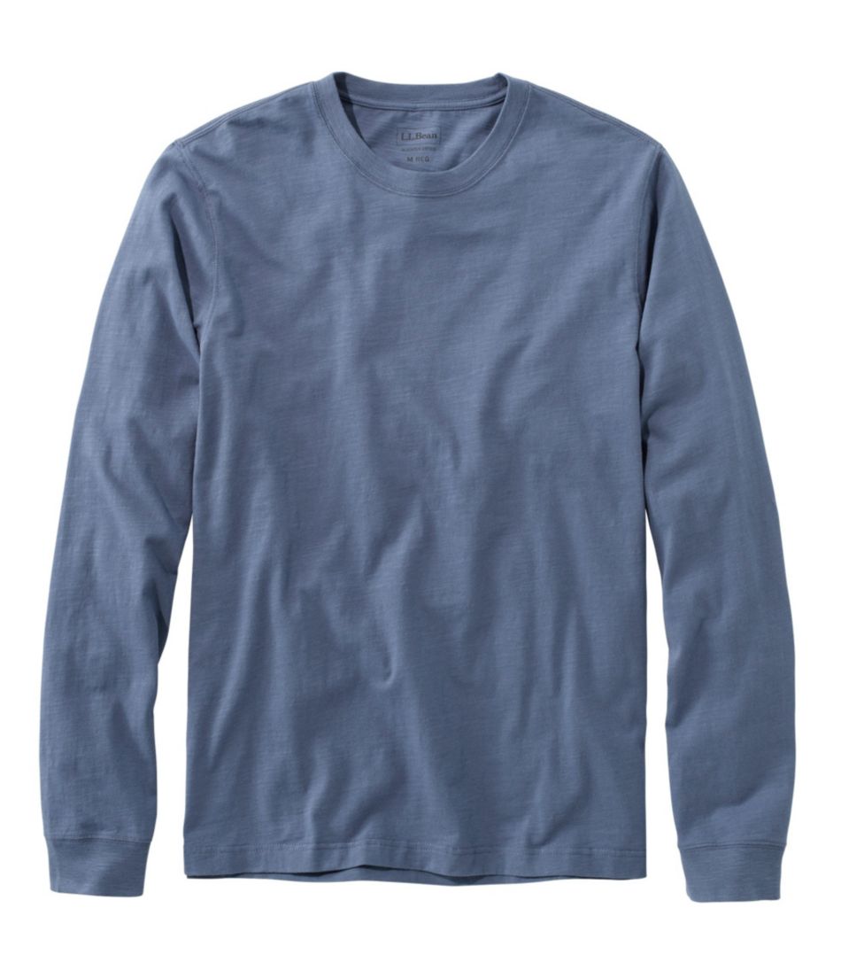 Men's Lakewashed Organic Cotton Tee, Long-Sleeve | Shirts at L.L.Bean