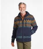 Men's L.L.Bean Classic Ragg Wool Sweater, Zip Hoodie, Fair Isle