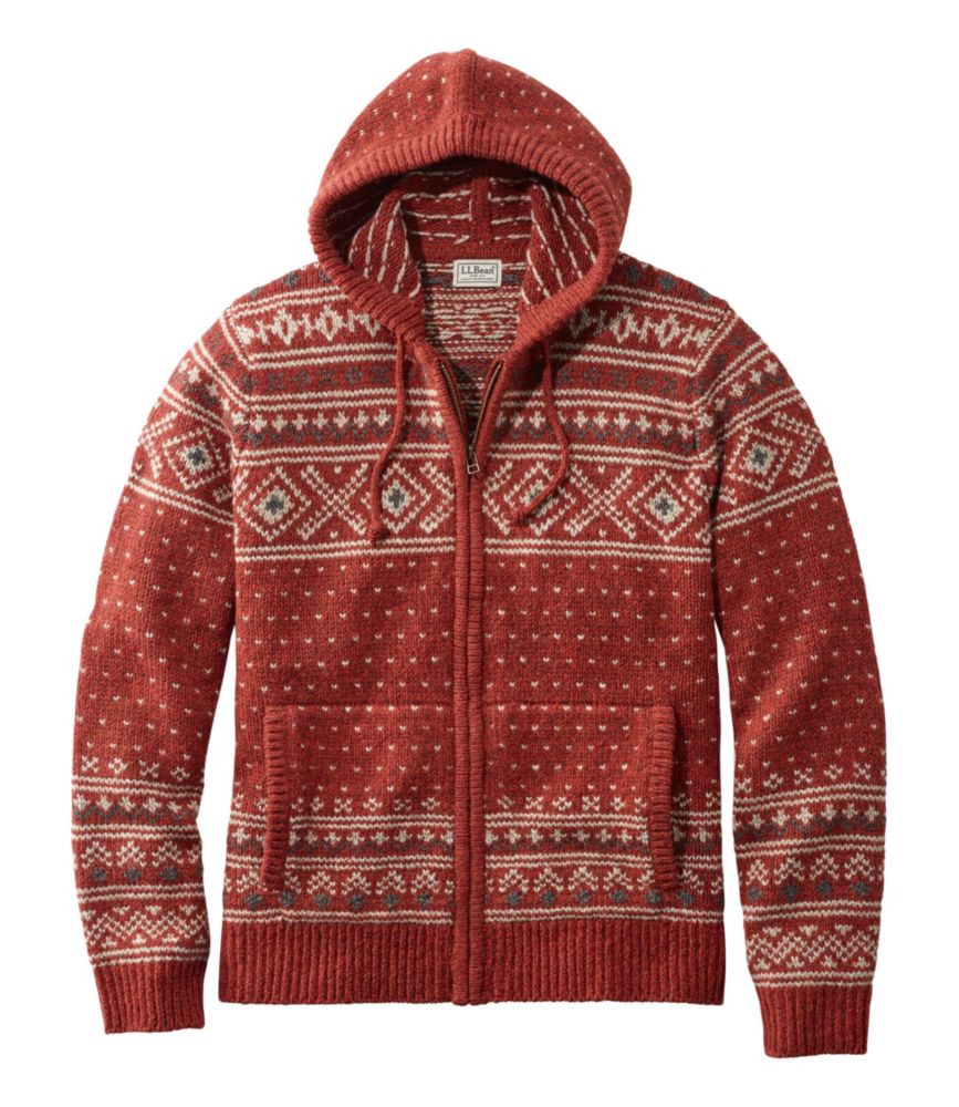 mens red fair isle sweater