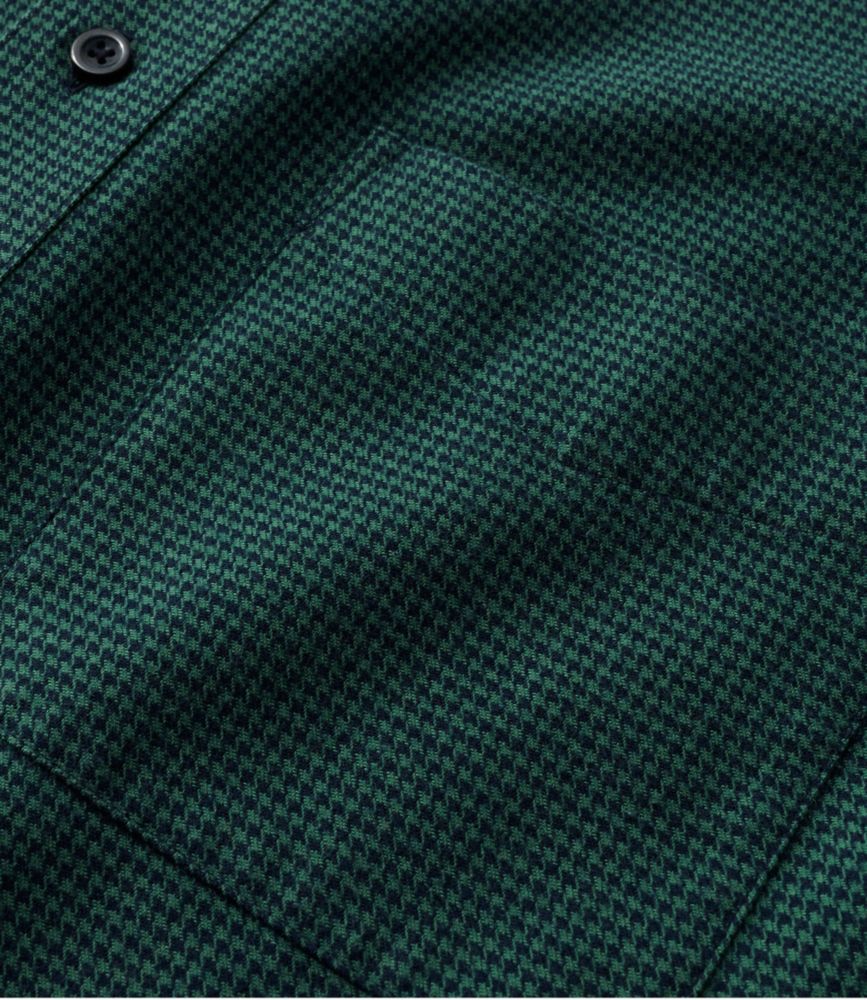 Men's Wicked Good Flannel Shirt, Slightly Fitted, Houndstooth, Deep Sapphire Multi, small image number 6