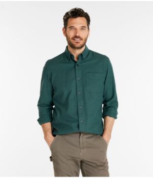 Men's Wicked Good Flannel Shirt, Slightly Fitted, Houndstooth