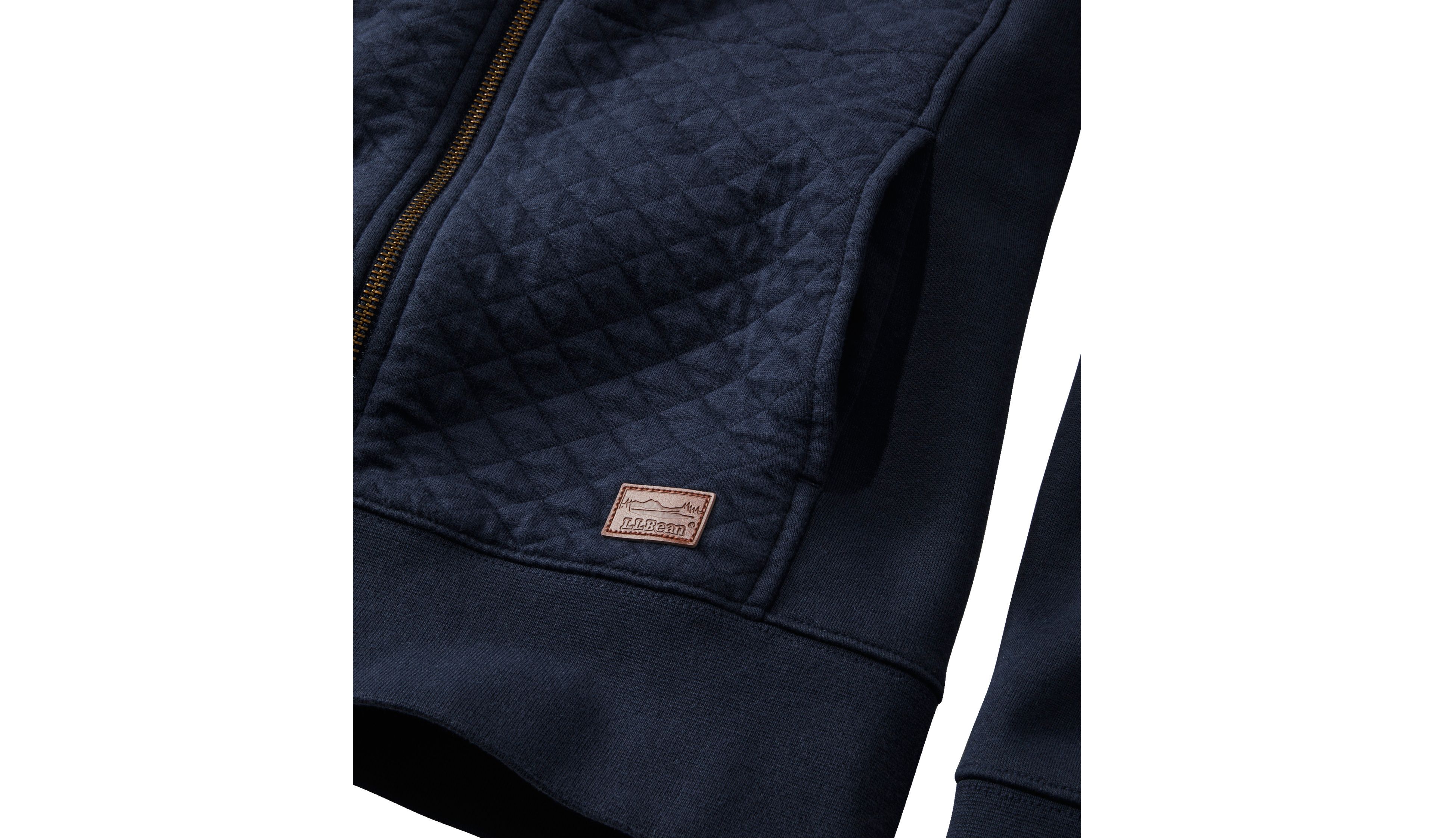 Women's Quilted Full-Zip Sweatshirt