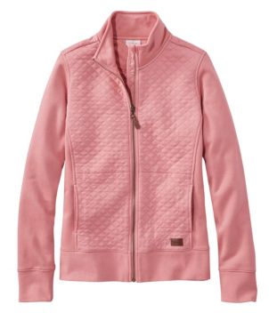 Women's Quilted Full-Zip Sweatshirt