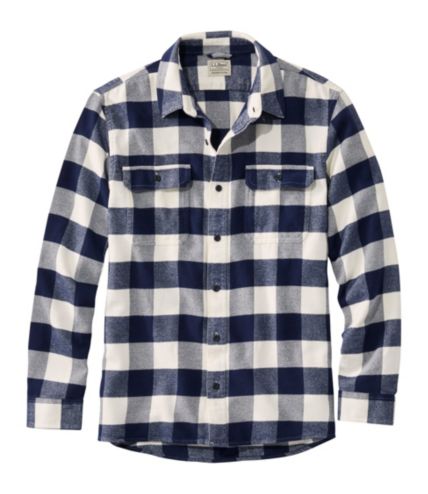 Men's Organic Flannel Shirt, Slightly Fitted | Casual Button-Down