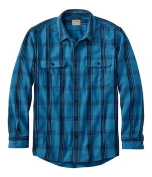 Men's Organic Flannel Shirt, Slightly Fitted