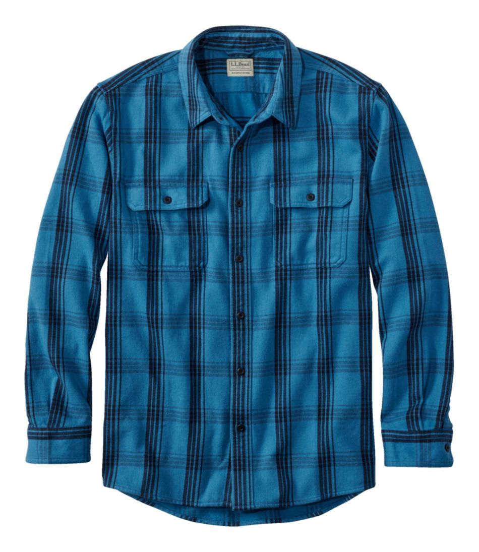 Men's BeanFlex® All-Season Flannel Shirt, Traditional Untucked Fit,  Long-Sleeve