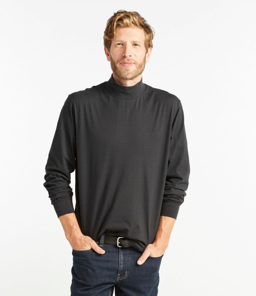 Men's Carefree Unshrinkable Mockneck Shirt