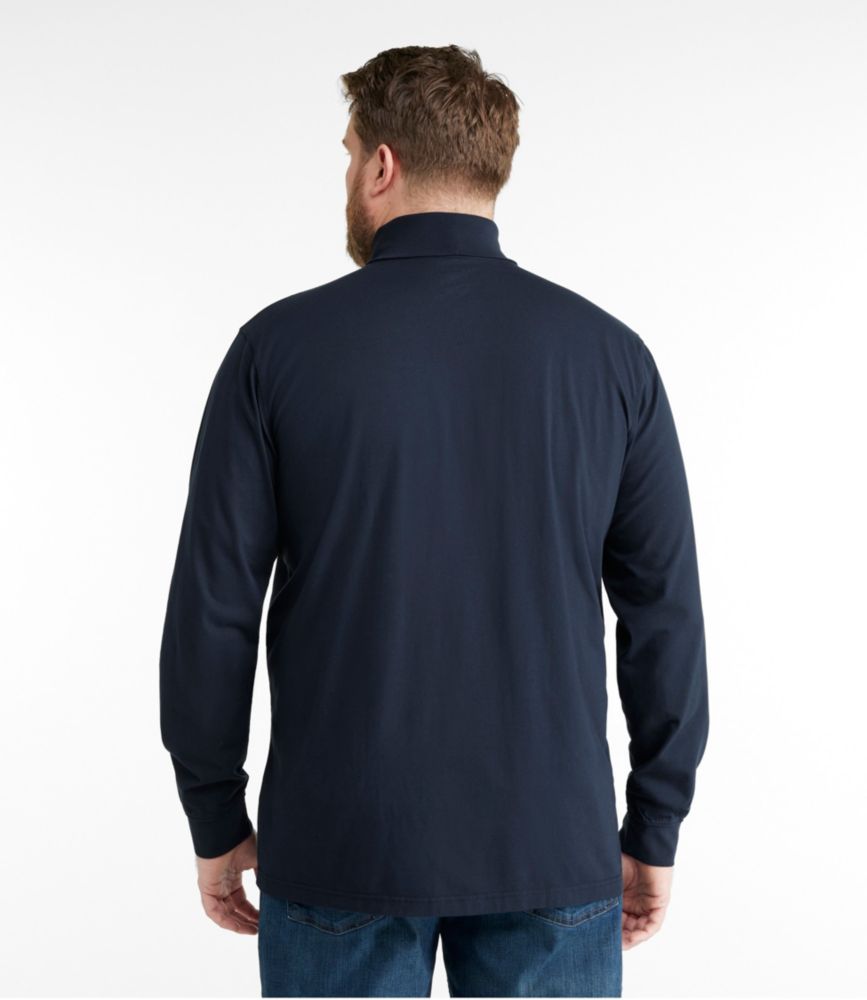 Men's Carefree Unshrinkable Turtleneck, White, small image number 5