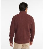 Men's Organic Cotton Waffle Sweater, Quarter Zip