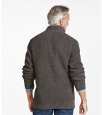 Men's Organic Cotton Waffle Sweater, Quarter Zip