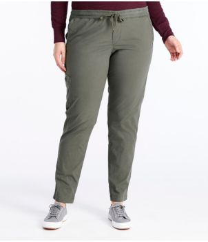 Women's Stretch Ripstop Pull-On Pants, Slim-Leg