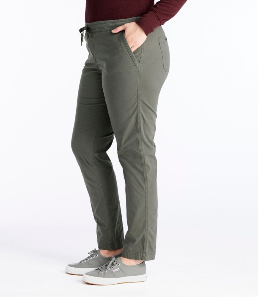 Women's Stretch Ripstop Pull-On Pants, Slim-Leg, Sandbar, small image number 4