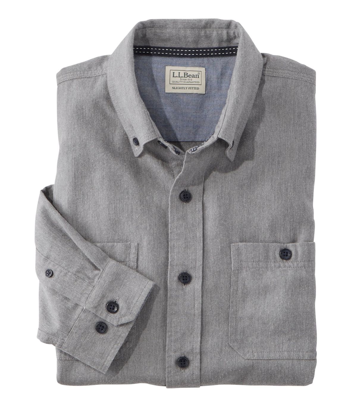 Men's Rangeley Flannel Shirt, Long-Sleeve, Slightly Fitted