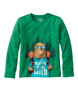 Kids' Graphic Tee, Long-Sleeve Glow-in-the-Dark