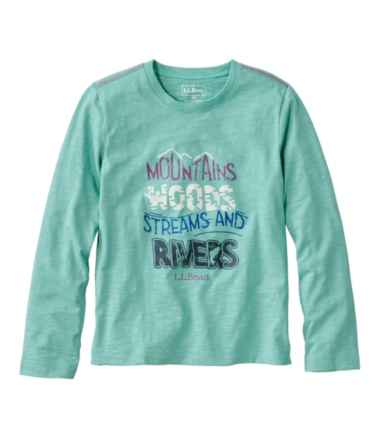 Kids' Graphic Tee, Long-Sleeve Glow-in-the-Dark