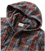 Men's Scotch Plaid Flannel Hooded Shirt, Slightly Fitted at L.L. Bean