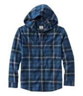 Men s Scotch Plaid Flannel Hooded Shirt Slightly Fitted Shirts at L.L.Bean