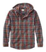 Men's Scotch Plaid Flannel Hooded Shirt, Slightly Fitted Vintage Red Rob Roy XXXL | L.L.Bean, Regular