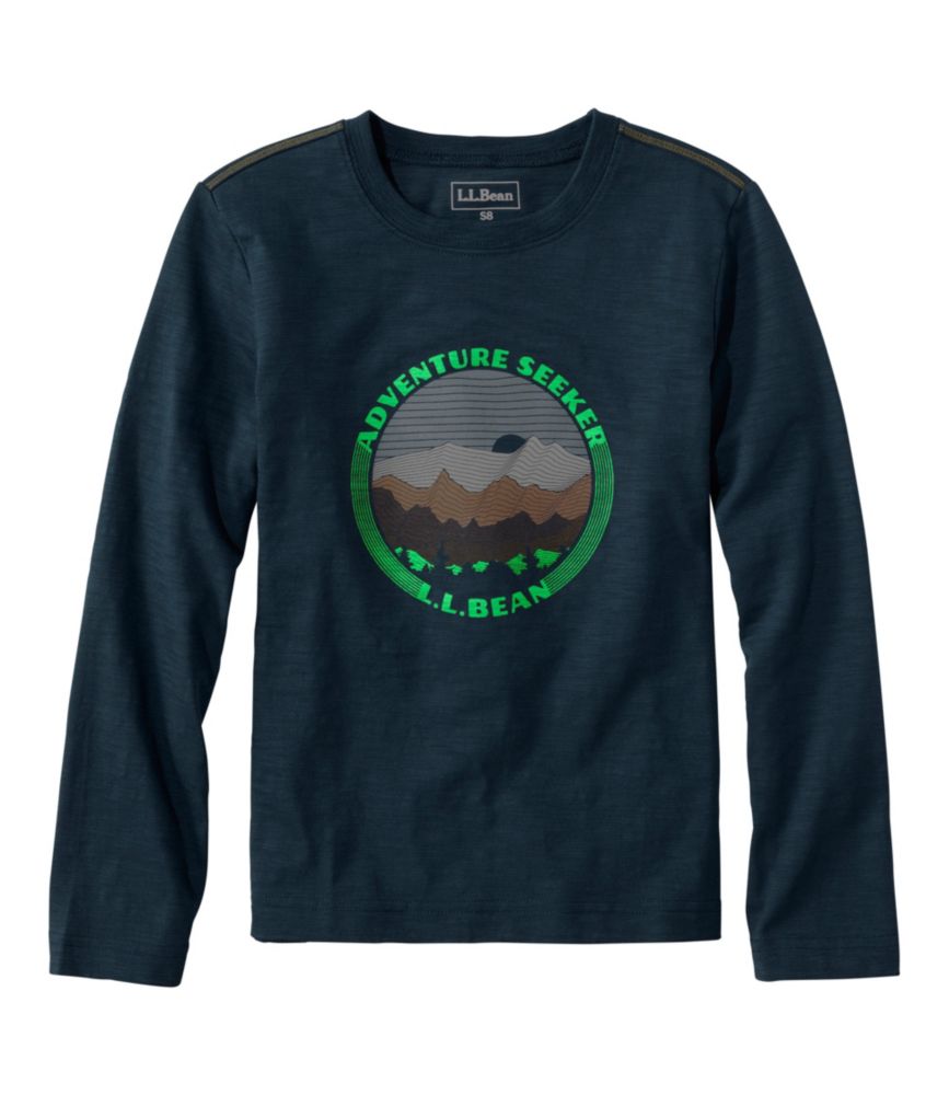 Kids' Graphic Tee, Long-Sleeve Glow-in-the-Dark