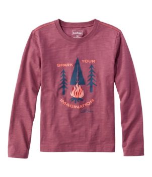 Kids' Graphic Tee, Long-Sleeve Glow-in-the-Dark