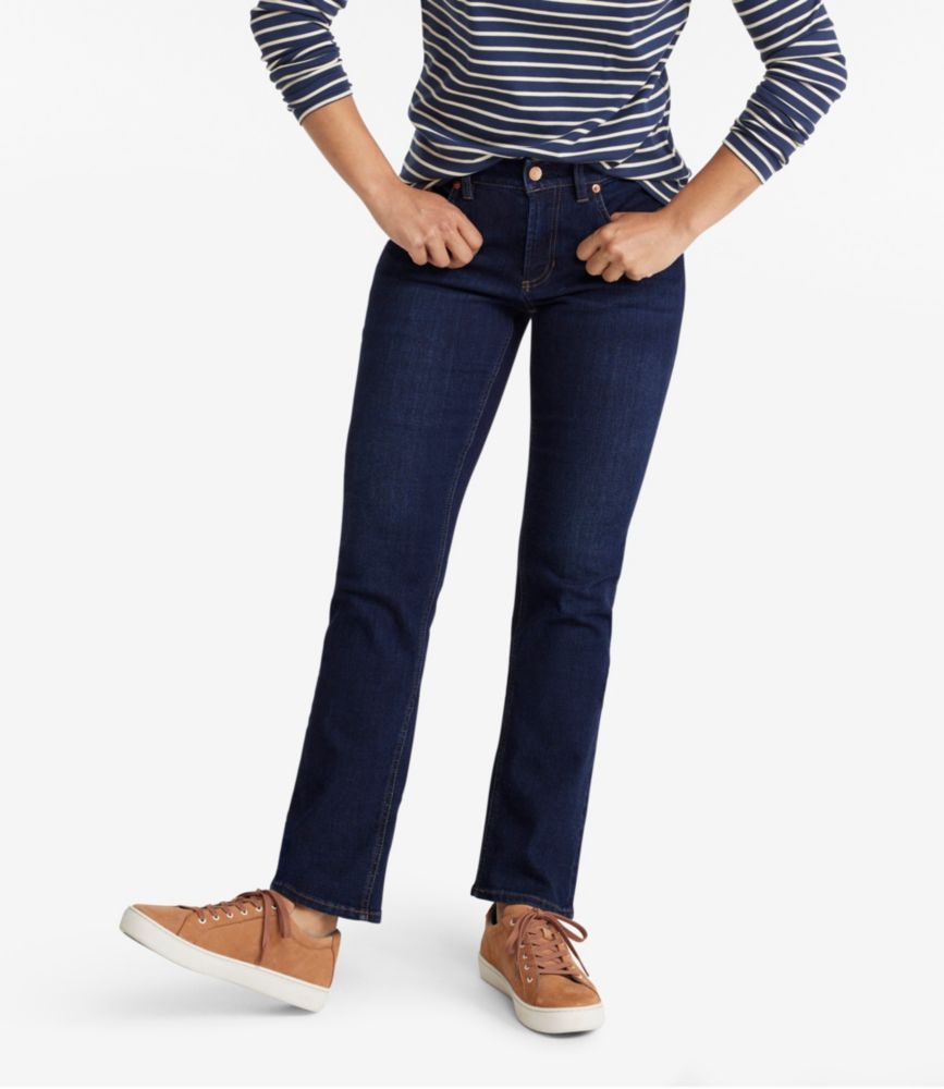 Women's BeanFlex® Jeans, Mid-Rise Straight-Leg