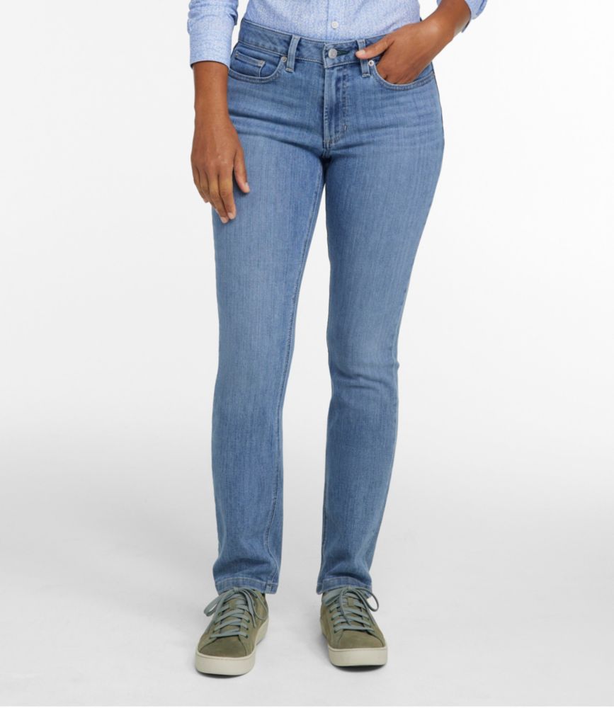 Women's BeanFlex® Jeans, Mid-Rise Straight-Leg