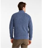 Men's Organic Cotton Waffle Sweater, Full Zip