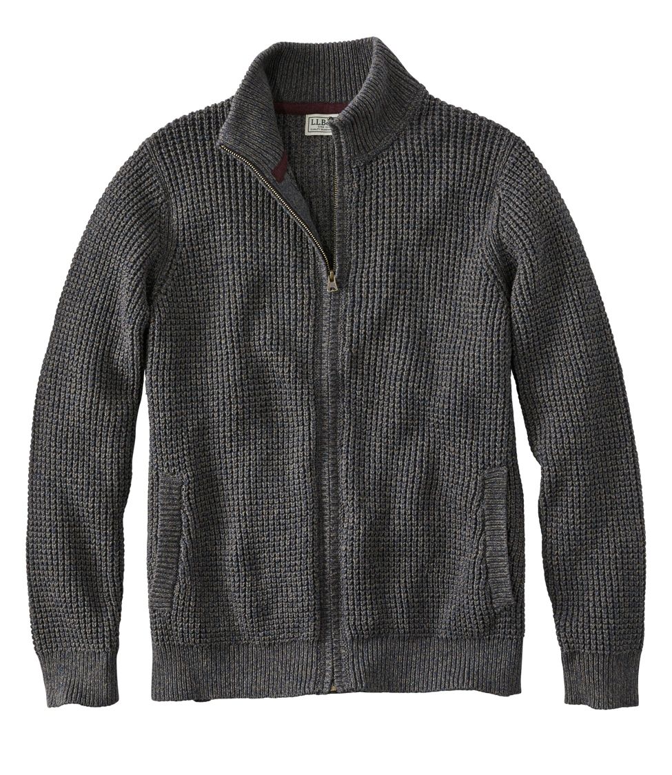 Full zip cardigan clearance mens