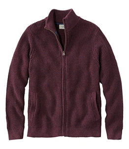 Men's Organic Cotton Sweater, Full Zip