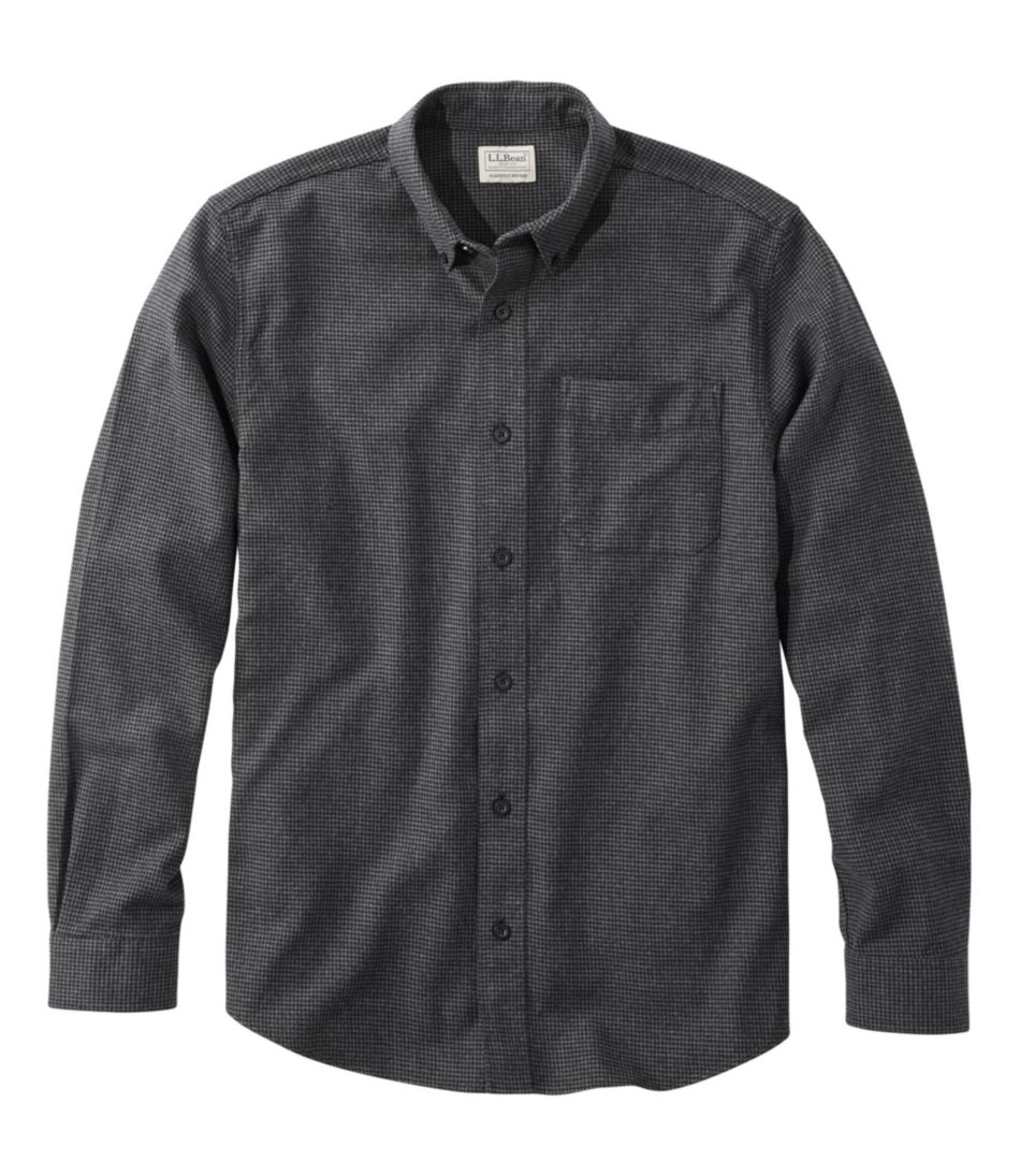 Men's Wicked Good Flannel Shirt, Slightly Fitted, Houndstooth | Casual ...