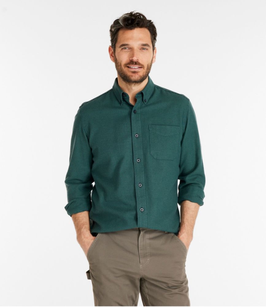 Men's Wicked Good Flannel Shirt, Slightly Fitted, Houndstooth Legs are not as large as these jeans,"220751164,i-264593,5,Needful Luxury,"This is one of the little luxuries that my husband will let me indulge him with
