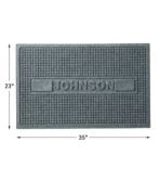 Everyspace Recycled Waterhog Doormat, Personalized