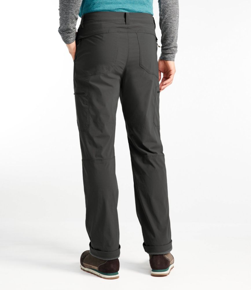 Men's Cresta Hiking Pants, Standard Fit, Fleece-Lined, Alloy Gray, small image number 3