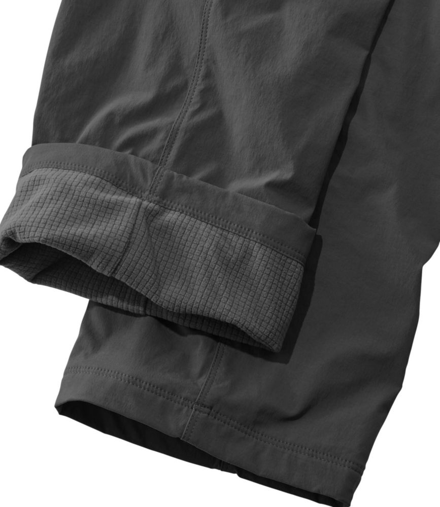 Men's Cresta Hiking Pants, Standard Fit, Fleece-Lined, Alloy Gray, small image number 7