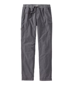 Women's Stretch Ripstop Pull-On Pants, Slim-Leg Fleece-Lined