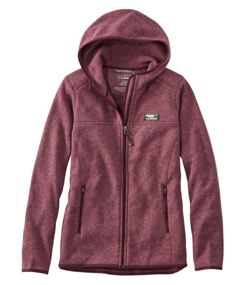 ll bean zip up sweater