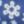 Deep Blue Snowflake, color 4 of 7