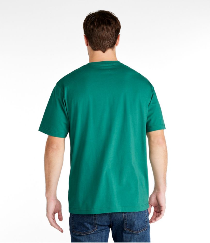 Men's Carefree Unshrinkable Tee, L.L.Bean Logo, Short-Sleeve, , small image number 3