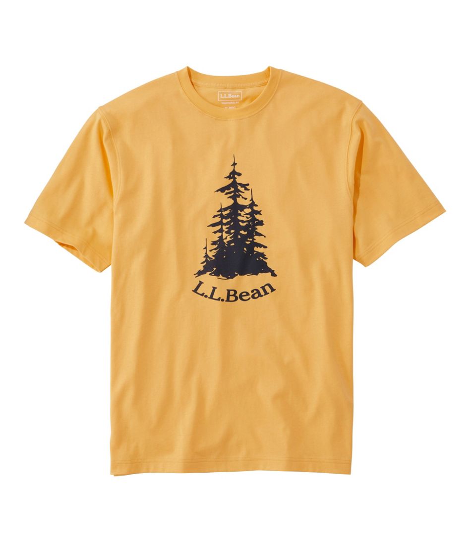 Men's Carefree Unshrinkable Tee, L.L.Bean Logo, Short-Sleeve | T-Shirts ...