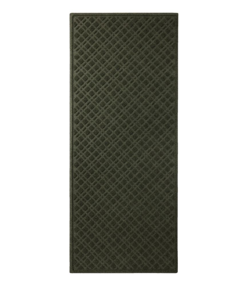 Heavyweight Recycled Waterhog Mat, Runner, Plaid